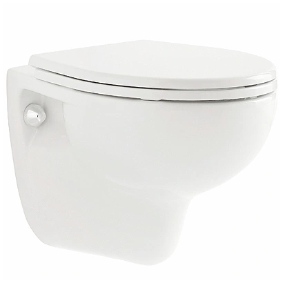 Coppia sanitari Vaso, bidet e sedile coprivaso Colibrì 2 sospesi