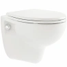 Coppia sanitari Vaso, bidet e sedile coprivaso Colibrì 2 sospesi