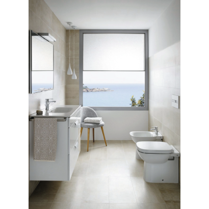 Coppia sanitari filo parete DEBBA con sedile compatibile