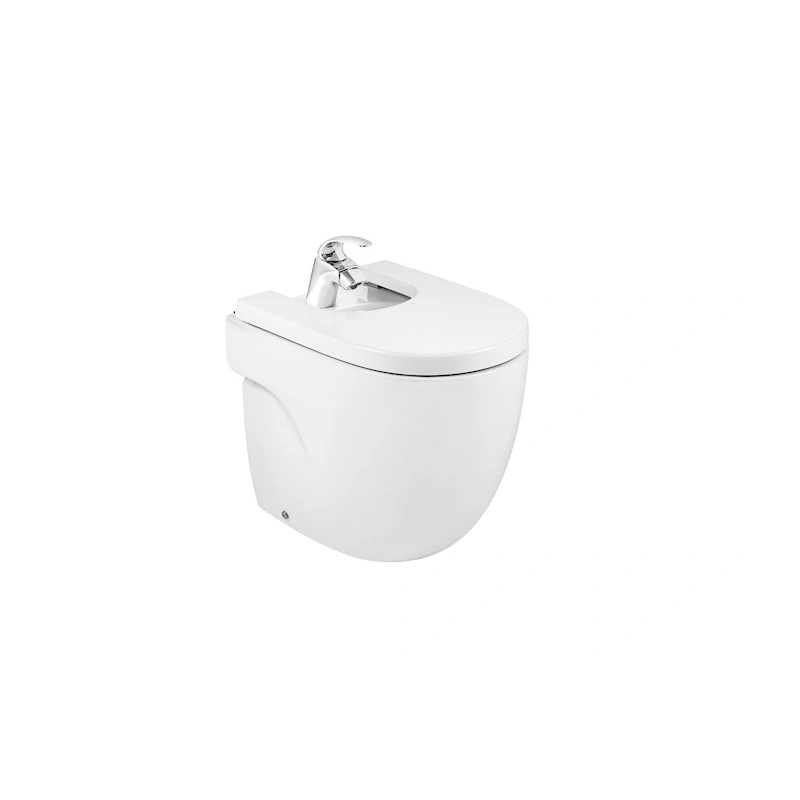 Bidet Roca New Meridian filo parete, senza copri bidet