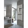 Radiatore termoarredo scaldasalviette dritto in acciaio bianco