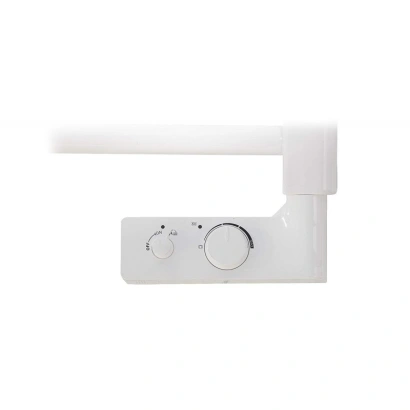 Radiatore termoarredo scaldasalviette elettrico in acciaio bianco Lazzarini, modello Cortina Analogic