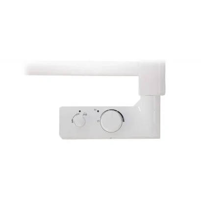 Radiatore termoarredo scaldasalviette elettrico in acciaio bianco Lazzarini, modello Cortina Analogic