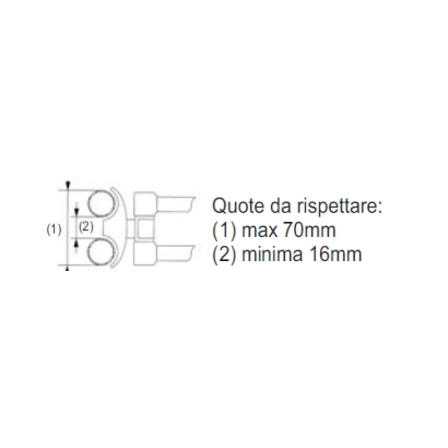 Porta asciugamani modello FLEX per radiatori e termoarredi