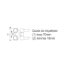 Porta asciugamani modello FLEX per radiatori e termoarredi