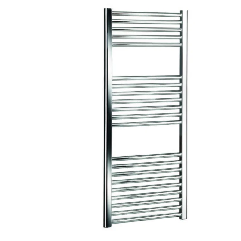 Radiatore termoarredo scaldasalviette dritto in acciaio cromato Lazzarini, modello Roma Radiatore termoarredo scaldasalviette dritto in acciaio cromato Lazzarini, modello Roma