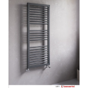 Radiatore termoarredo scaldasalviette dritto in acciaio al carbonio Lazzarini, modello Asti