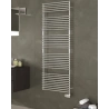 Radiatore termoarredo scaldasalviette dritto in acciaio inox lucido Cordivari, modello Leila