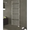 Radiatore termoarredo scaldasalviette dritto in acciaio inox lucido Cordivari, modello Leila