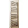 Radiatore termoarredo scaldasalviette dritto in acciaio inox lucido Cordivari, modello Leila