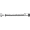 Tubo flessibile trecciato in acciaio inox AISI 304 7 fili DN10 3/8"F x 1/2"F