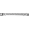 Tubo flessibile trecciato in acciaio inox AISI 304 7 fili DN10 1/2"M x 1/2"F