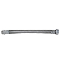 Tubo flessibile trecciato gigante in acciaio inox AISI 304 7 fili DN13 1/2Mx1/2F