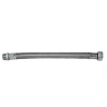 Tubo flessibile trecciato gigante in acciaio inox AISI 304 10 fili DN13 1/2"M x 1/2"F