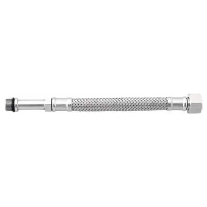 Tubo flessibile trecciato per miscelatori in acciaio inox AISI 304 7 fili DN8 M/F lungo