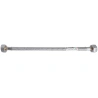 Tubo flessibile trecciato antischiacciamento in acciaio inox AISI 304 DN8 3/8"F x 3/8"F