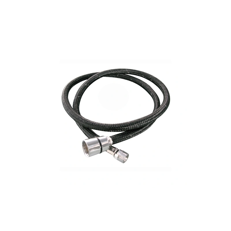 Tubo Flessibile per monoforo lavello da 1.2 METRI in nylon con attacco conico, colore grigio