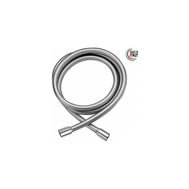 Tubo Flessibile doccia in PVC antitorsione con attacco conico F/F da 1/2"
