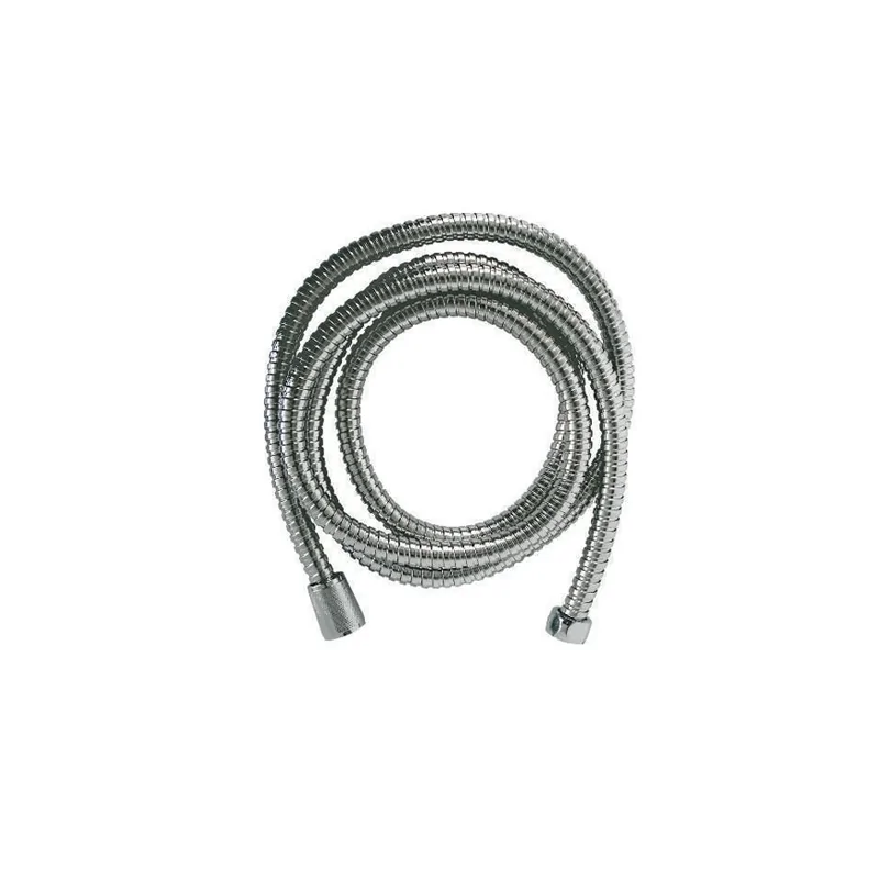 Tubo Flessibile doccia in acciaio inox doppia aggraffatura con attacco conico F/F da 1/2" Tubo Flessibile doccia in acciaio inox doppia aggraffatura con attacco conico F/F da 1/2"