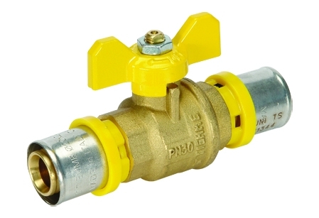 4PZ VALVOLA A SFERA M/F CON MANIGLIA A FARFALLA - MF 3/4&quot