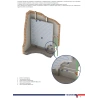 Pannello in cartongesso per impianti radianti a parete o soffitto con strato di isolamento in polistirene