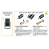 Tubo corrugato "GEMINI" in acciaio inox con rivestimento per solare con cavo sonda "autocartellante" (prezzo a rotolo)