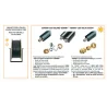 Tubo corrugato "GEMINI" in acciaio inox con rivestimento per solare con cavo sonda "autocartellante" (prezzo a rotolo)