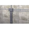 Clip fissatubo aperto in nylon modello FT senza vite e tassello