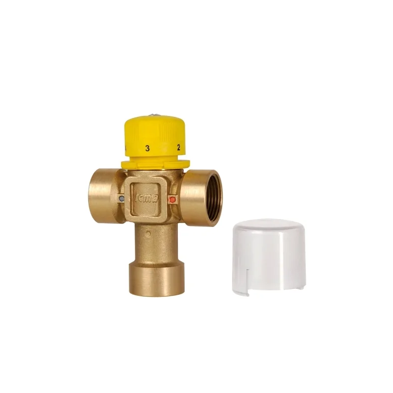 Miscelatore termostatico per impianti solari con attacchi femmina/femmina modello S101 Miscelatore termostatico per impianti solari con attacchi femmina/femmina modello S101