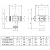 Miscelatore termostatico per impianti solari con attacchi femmina/femmina modello S101