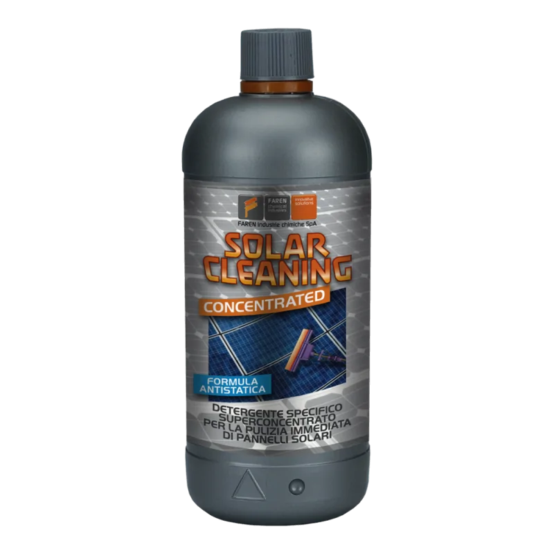 Solar Cleaning Concentrated detergente liquido per la pulizia dei pannelli solari Solar Cleaning Concentrated detergente liquido per la pulizia dei pannelli solari