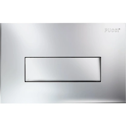 Placca di comando LINEA cromata per cassette serie SARA