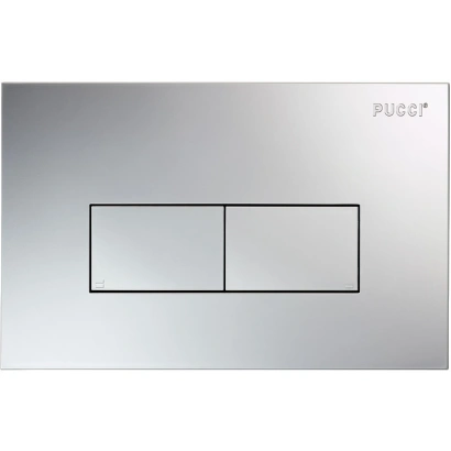 Placca di comando LINEA satinata per cassette serie ECO