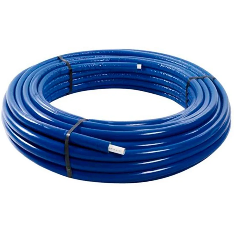 Tubo Multistrato PEXb/AL/PEXb Rivestito Blu (Rotoli da 25/50 metri) Tubo Multistrato PEXb/AL/PEXb Rivestito Blu (Rotoli da 25/50 metri)