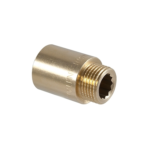 SKIR'CO (2 Pz) Prolunga Filetto 1/2", Filettatura Maschio E Prolunga Filettatura Femmina 40 Mm, Raccordo Tubo Ottone, Filettatura BSP - Foto 13