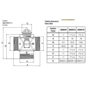 Valvola termostati deviatrice/miscelatrice a 3 vie (modello 3890VD)