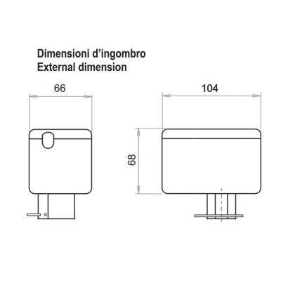 Servomotore per valvola di zona con by-pass modello 2137