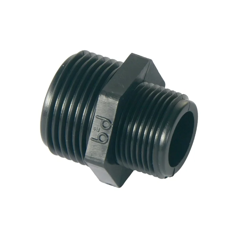Niples ridotto maschio/maschio in PP Niples ridotto maschio/maschio in PP