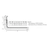 Gomito di transizione filettato PE-Acciao rivestito per gas