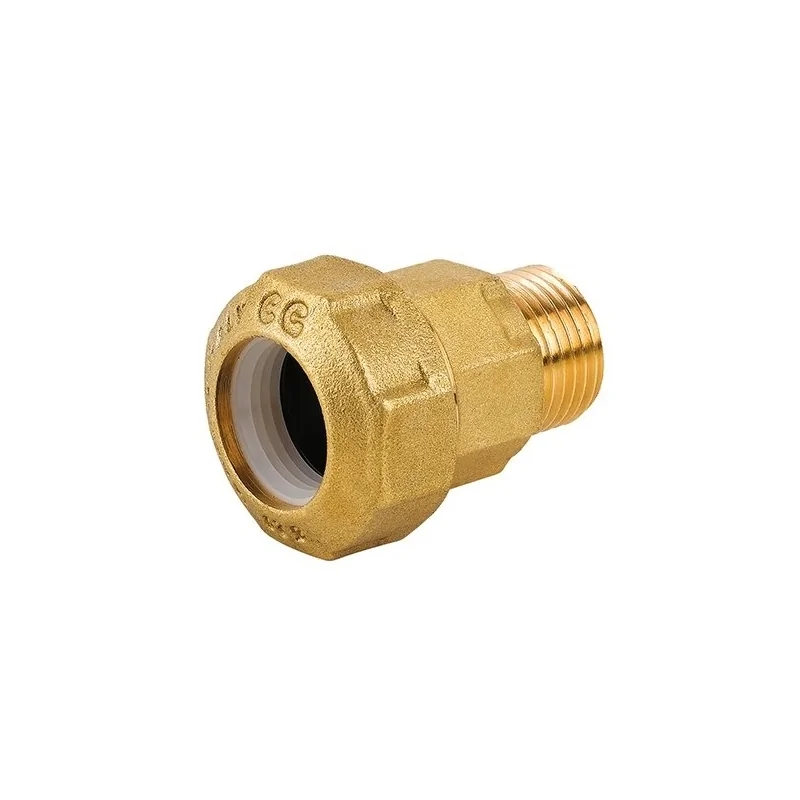 Raccordo filettato maschio con anello in resina poliacetalica Raccordo filettato maschio con anello in resina poliacetalica