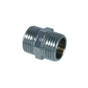 Nipplo Maschio/Maschio in ottone cromato