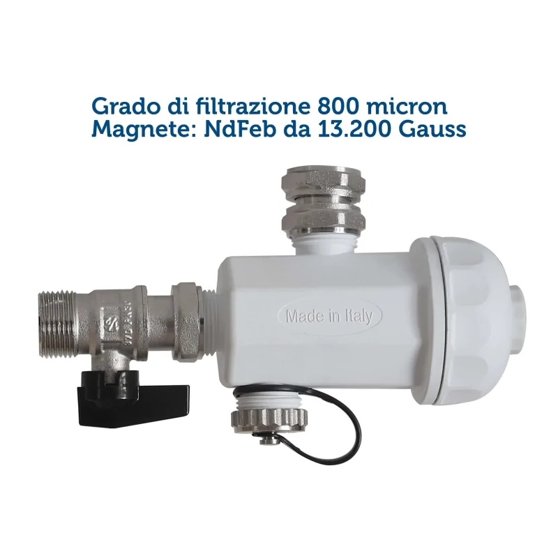 Filtro Defangatore Magnetico DIRT per caldaie a condensazione Filtro Defangatore Magnetico DIRT per caldaie a condensazione