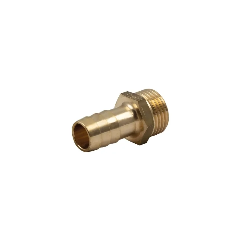 Raccordo portagomma con filetto maschio (unico pezzo) Raccordo portagomma con filetto maschio (unico pezzo)
