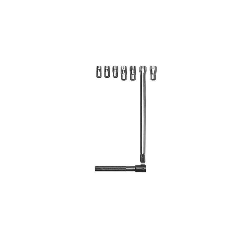 Chiave universale snodata per montaggio miscelatori con inserto magnetico da 13mm Chiave universale snodata per montaggio miscelatori con inserto magnetico da 13mm
