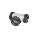 Tee in ghisa malleabile a compressione