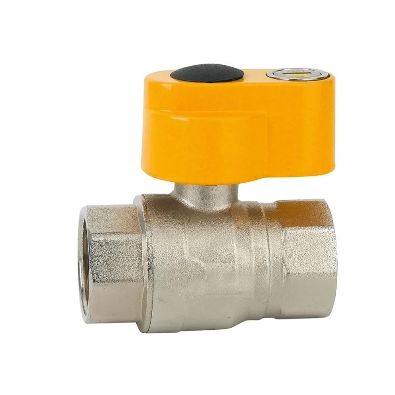 Valvola a Sfera GAS Femmina/Femmina con Maniglia Lucchettabile e Presa di Pressione Valvola a Sfera GAS Femmina/Femmina con Maniglia Lucchettabile e Presa di Pressione