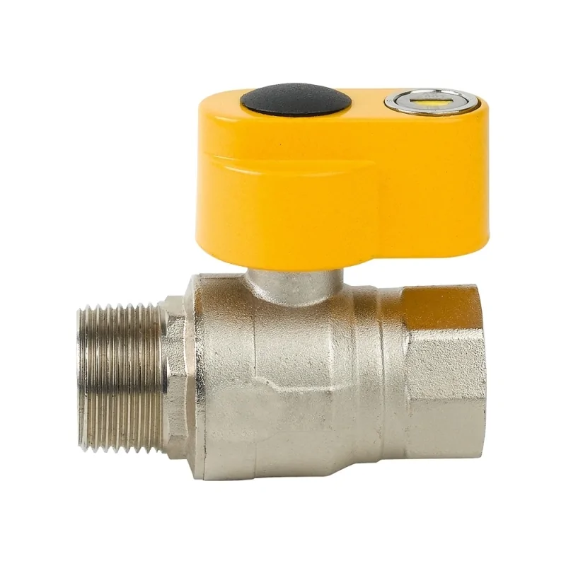 Valvola a Sfera GAS Maschio/Femmina con Maniglia Lucchettabile e Presa di Pressione Valvola a Sfera GAS Maschio/Femmina con Maniglia Lucchettabile e Presa di Pressione