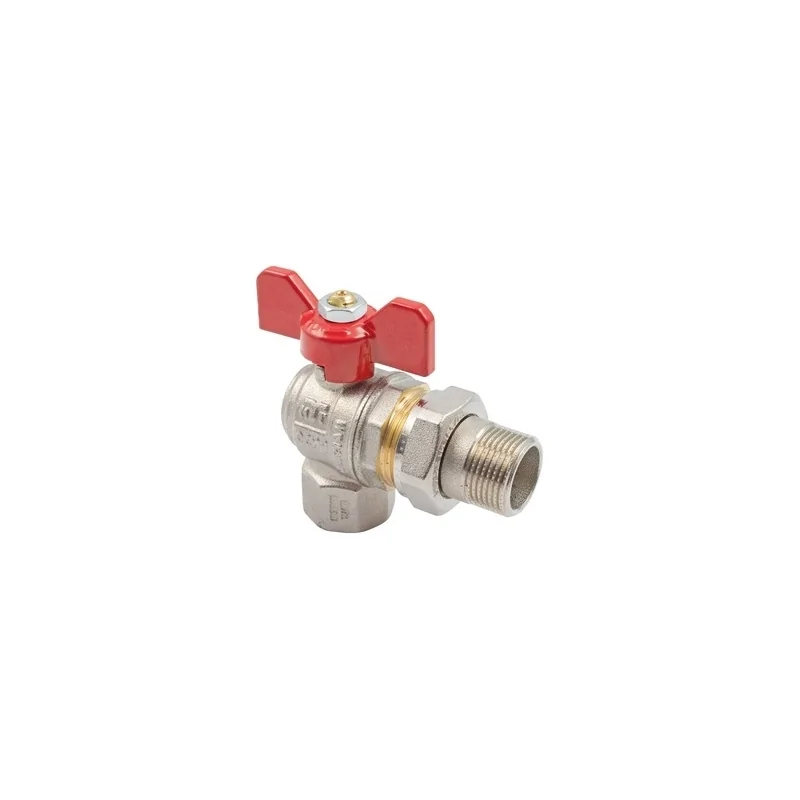 Valvola a Sfera 90° Maschio/Femmina con Bocchettone Valvola a Sfera 90° Maschio/Femmina con Bocchettone