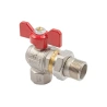 Valvola a Sfera 90° Maschio/Femmina con Bocchettone