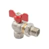 Valvola a Sfera 90° Maschio/Femmina con Bocchettone